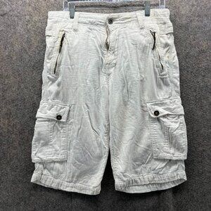 Z Brand Shorts Men 32 Adult White Cargo Relaxed Short Fit Casual Y2K Vintage